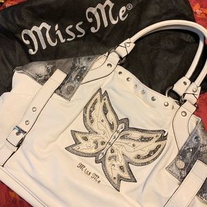White Miss Me Handbag